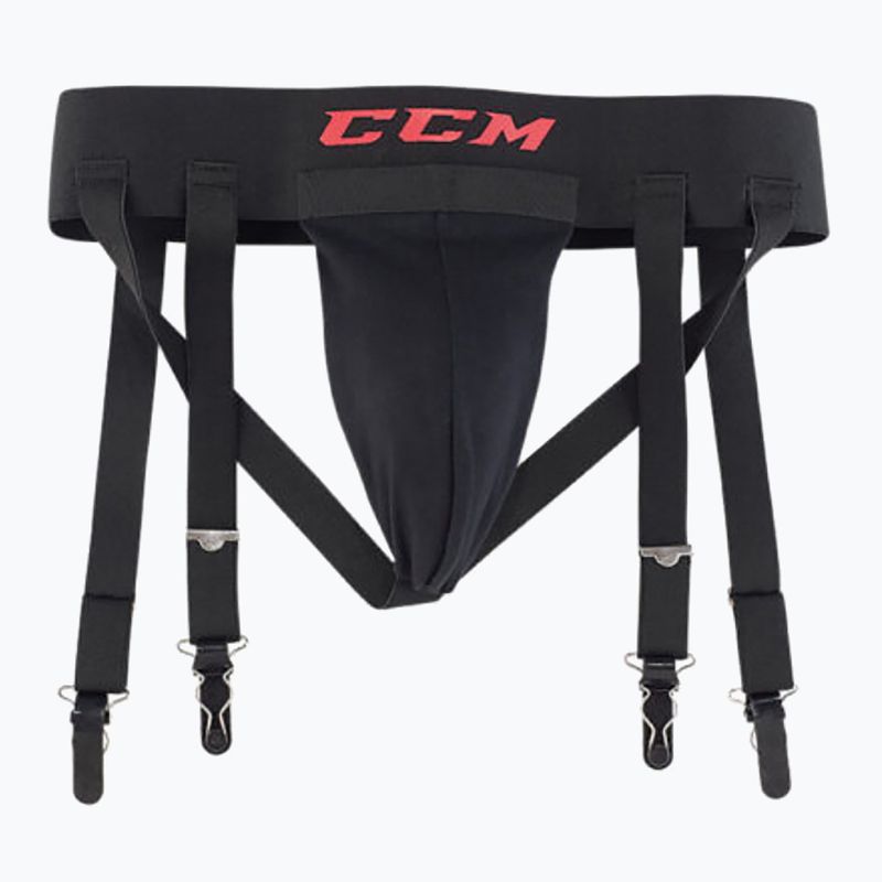 Dětský brankářský suspenzor CCM Jock Combo JR black