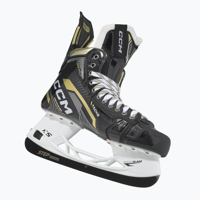 Pánské hokejové brusle CCM Tacks AS-V Pro SR Tapered black 2