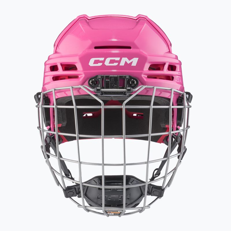 Dětská hokejová helma  CCM Tacks 70 Combo pink 2