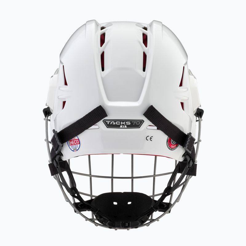 Dětská hokejová helma CCM Tacks 70 Combo bílý 4109872 11