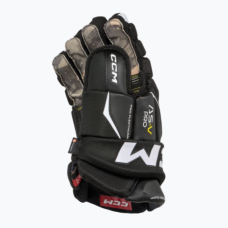 Hokejové rukavice  CCM Tacks AS-V Pro SR black/white 3