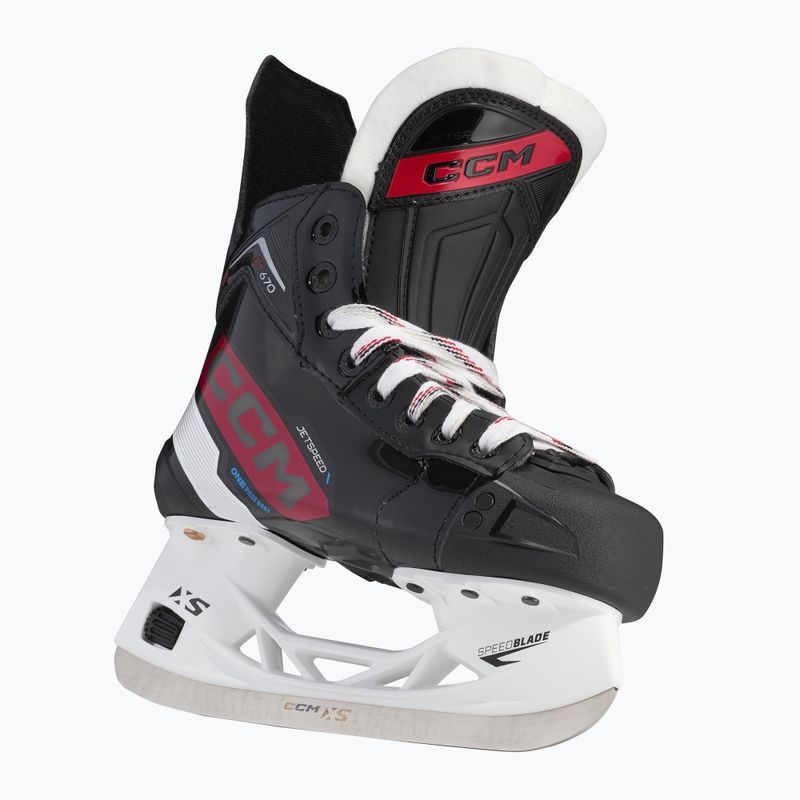 Dětské hokejové brusle CCM JetSpeed FT670 JR black 2