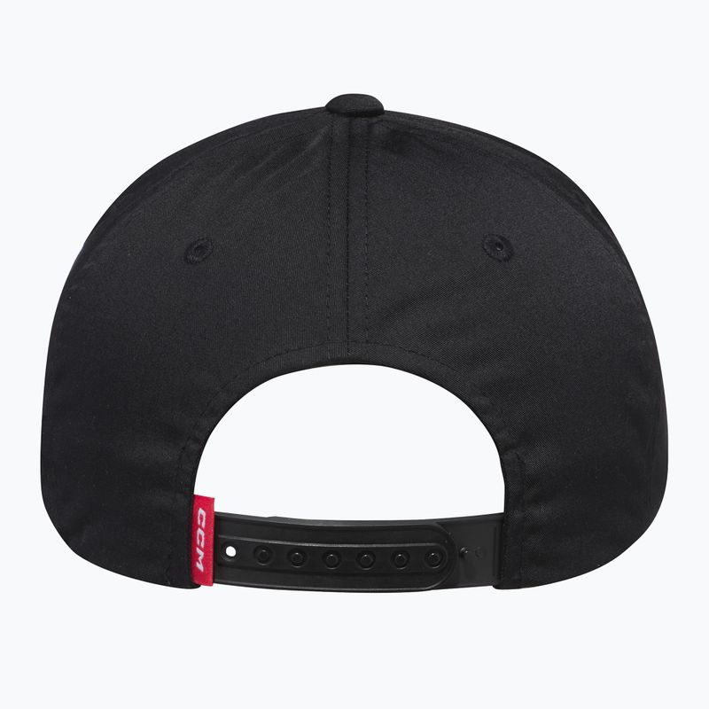 Kšiltovka  CCM Team Flatbrim Snapback SR black 3