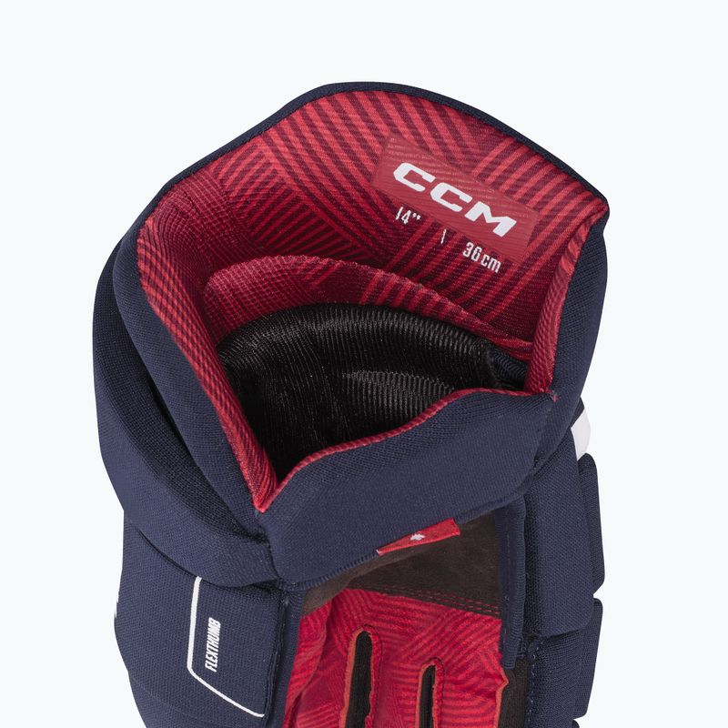 Dětské hokejové rukavice CCM Next JR navy/white 4