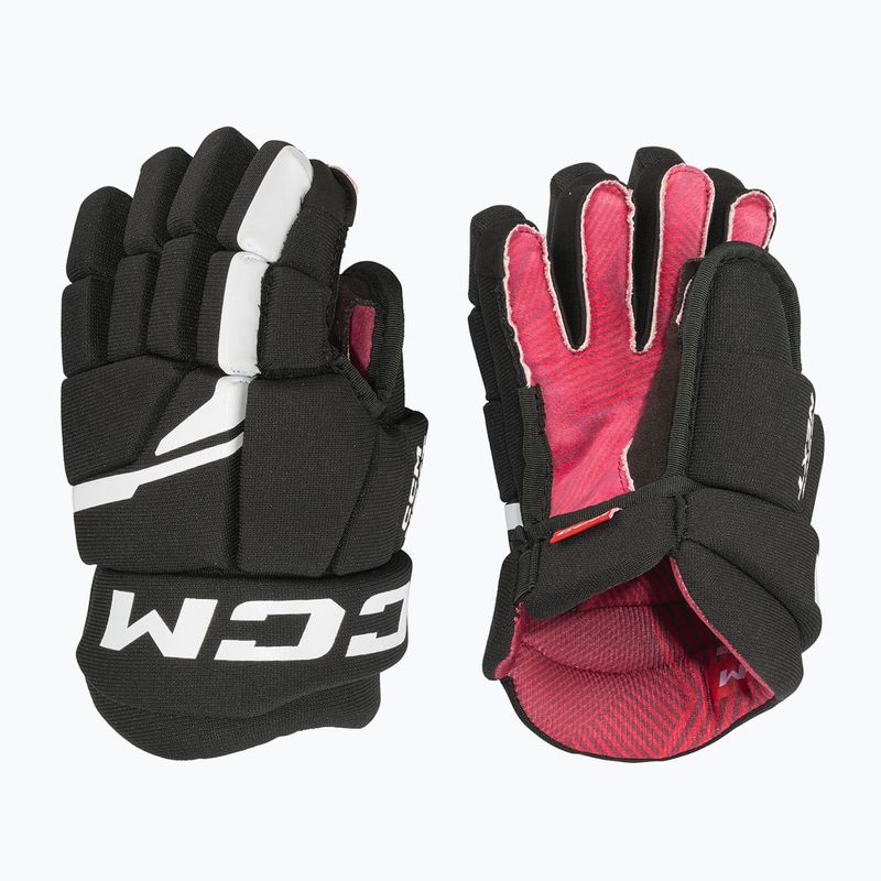 Dětské hokejové rukavice  CCM Next YTH black/white