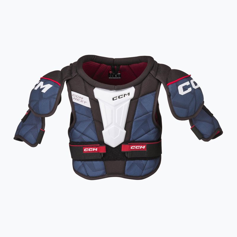 Hokejové chrániče ramen dziecięce CCM Next JR navy/white