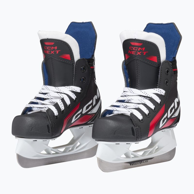 Dětské hokejové brusle CCM Next YTH black 2