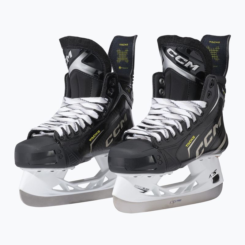 Pánské hokejové brusle CCM Tacks XF80 SR Wide black 2