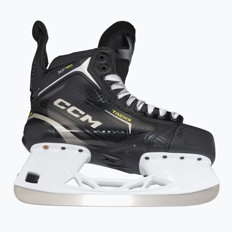 Pánské hokejové brusle CCM Tacks XF80 SR Wide black 5
