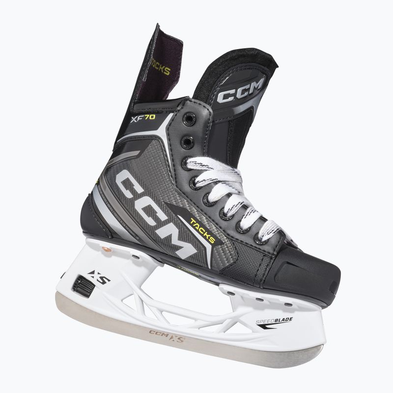 Dětské hokejové brusle CCM Tacks XF70 JR black 6