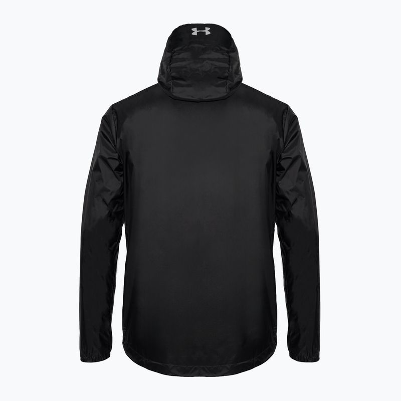 Pánská sportovní bunda Under Armour Forefront Rain 001 černá 1321439 5