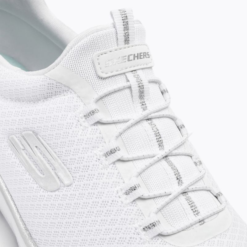 Dámská tréninková obuv SKECHERS Summits white/silver 8