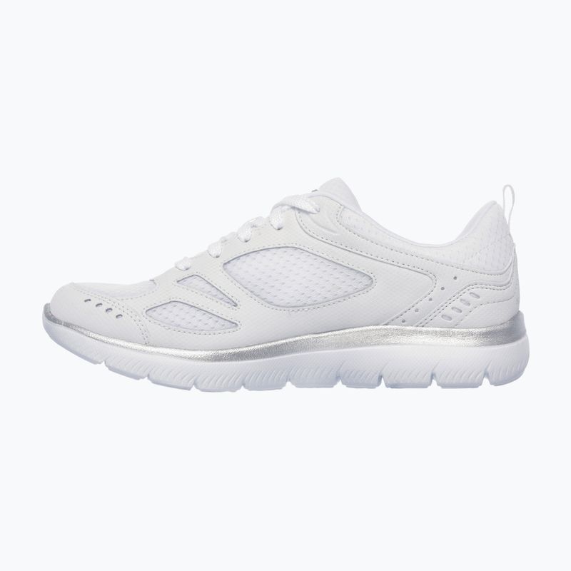 Dámská tréninková obuv SKECHERS Summits Suited white/silver 8