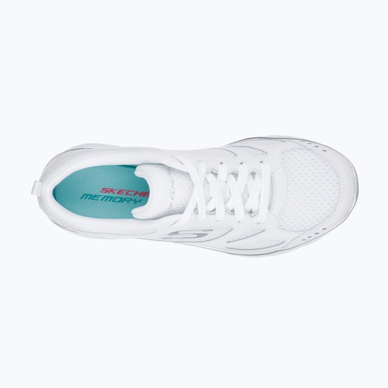 Dámská tréninková obuv SKECHERS Summits Suited white/silver 10