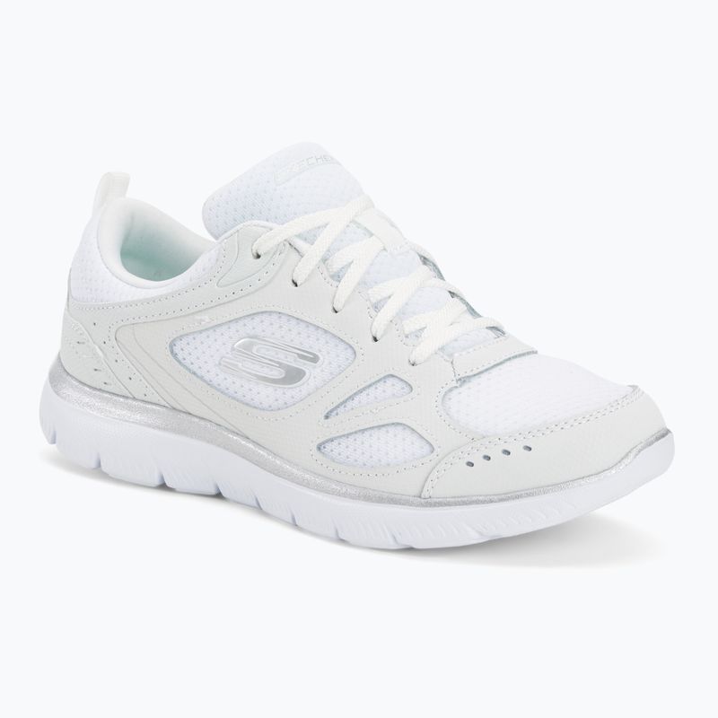 Dámská tréninková obuv SKECHERS Summits Suited white/silver
