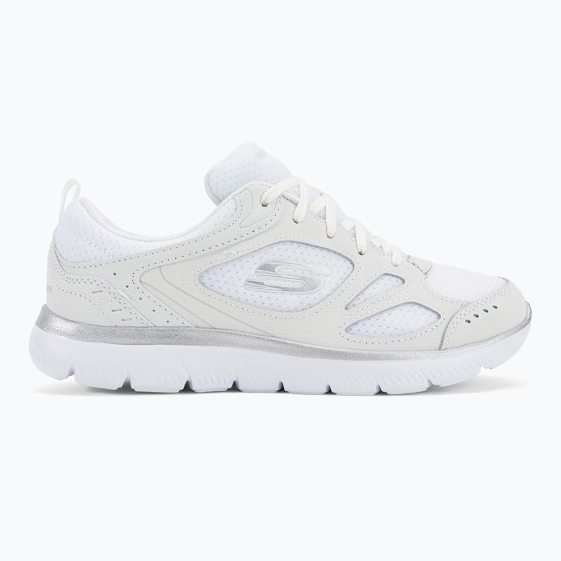 Dámská tréninková obuv SKECHERS Summits Suited white/silver 2