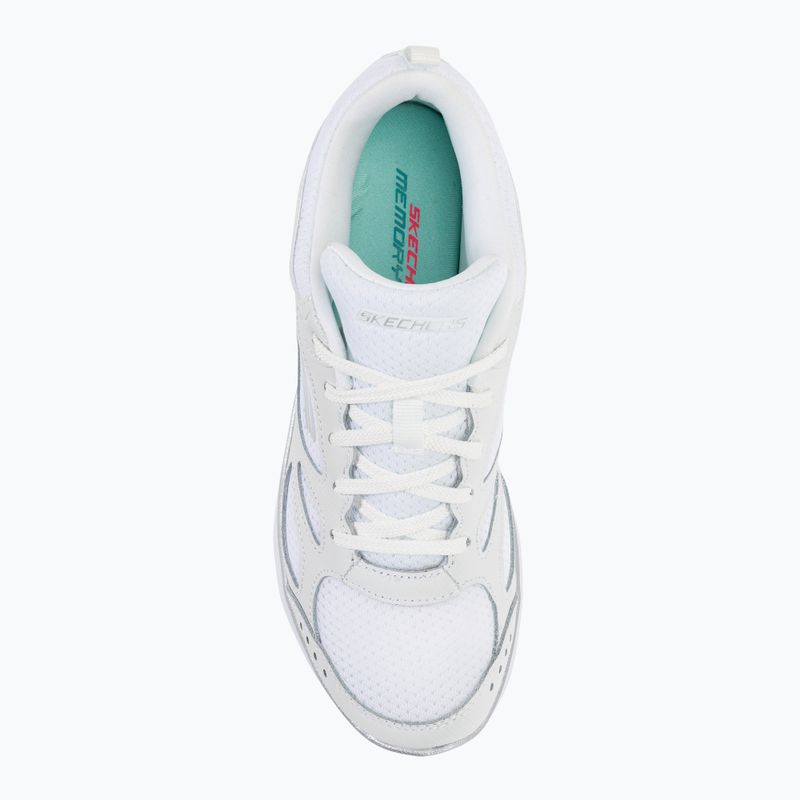 Dámská tréninková obuv SKECHERS Summits Suited white/silver 6