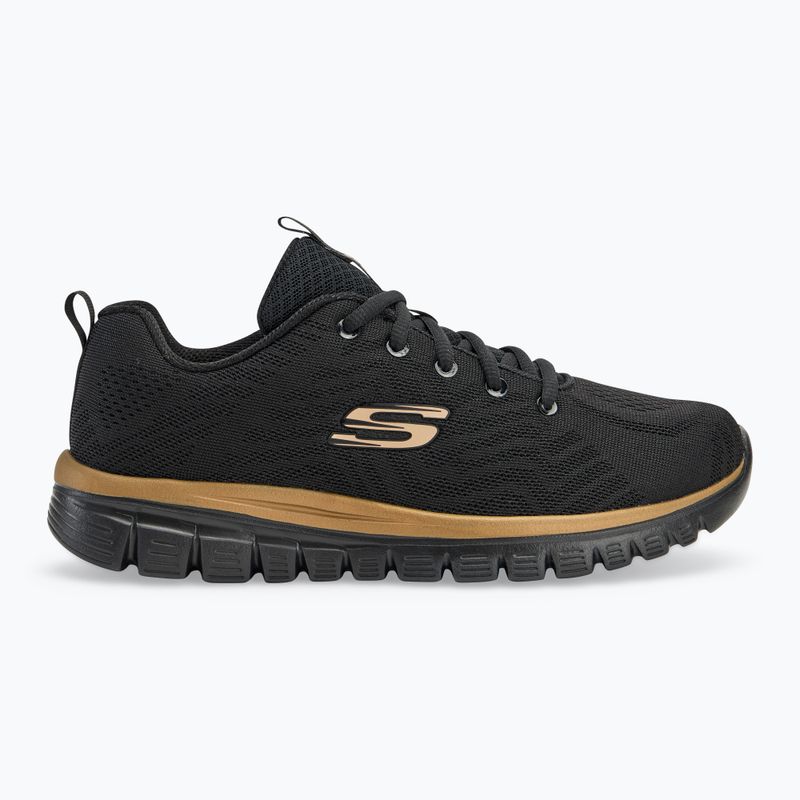 Dámské boty SKECHERS Graceful Get Connected black/rose gold 2