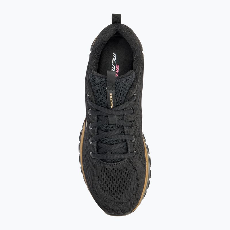 Dámské boty SKECHERS Graceful Get Connected black/rose gold 5