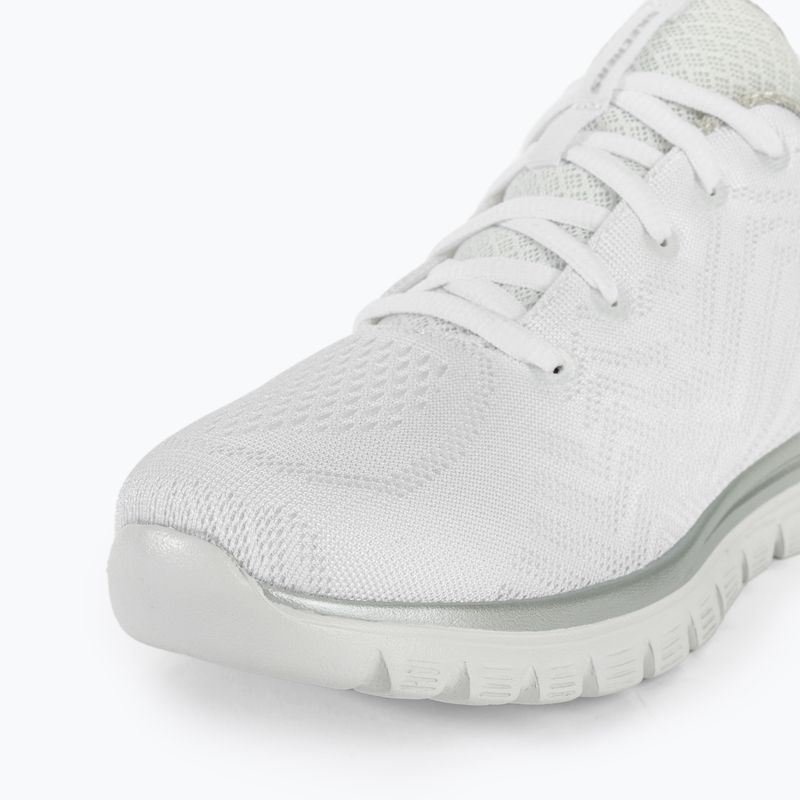 Dámské boty SKECHERS Graceful Get Connected white/silver 7