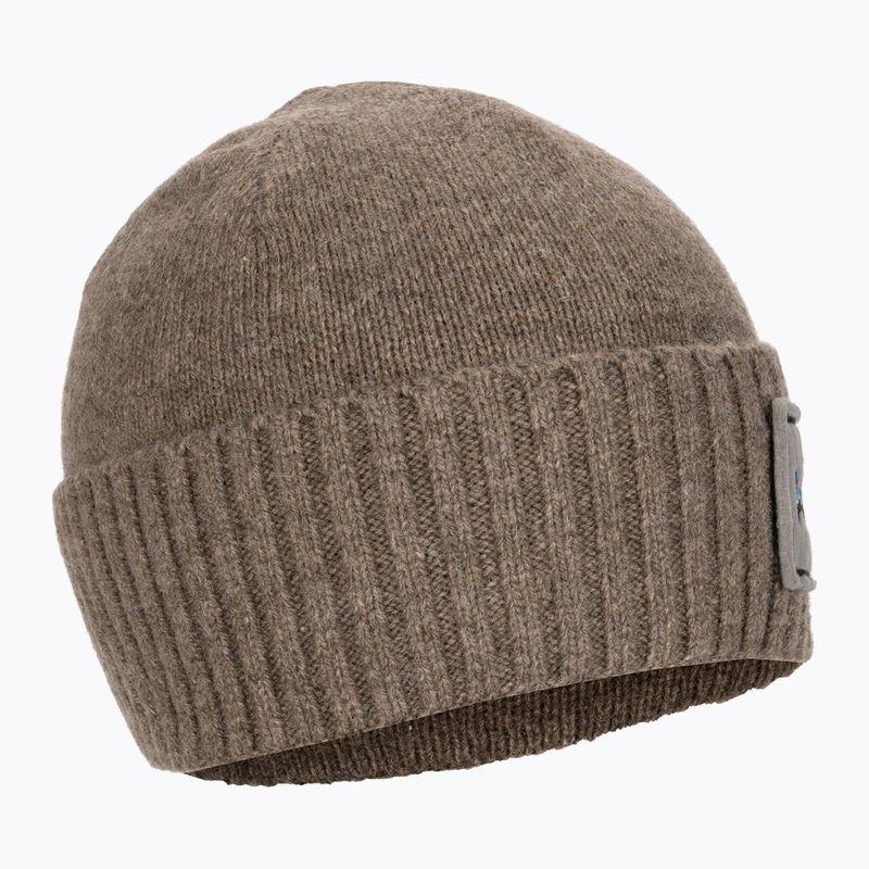 Patagonia Brodeo Beanie fitz roy trout patch/ash tan trekingová čepice