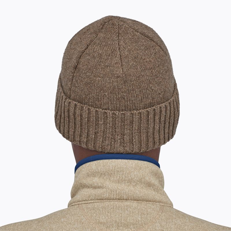 Patagonia Brodeo Beanie fitz roy trout patch/ash tan trekingová čepice 9