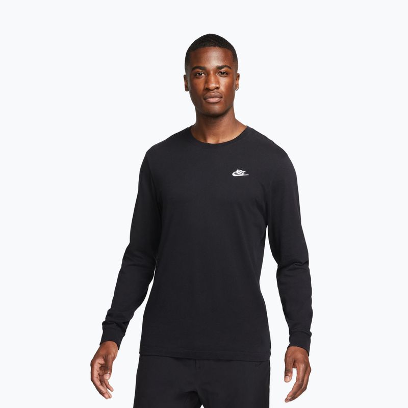 Pánské tričko Longsleeve Nike Sportswear Club black/white