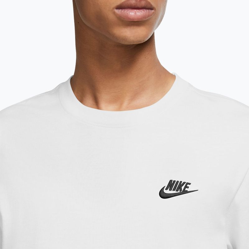 Pánské tričko Longsleeve Nike Sportswear Club white/black 3