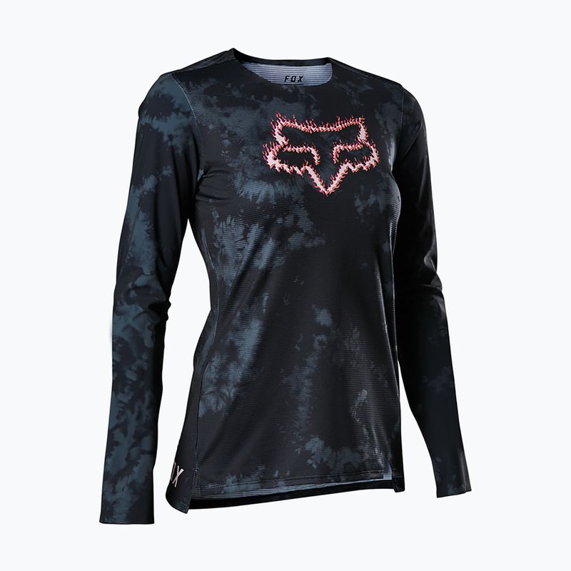 Dámský cyklistický dres FOX Flexair Ersey TS57 LS černý 29586