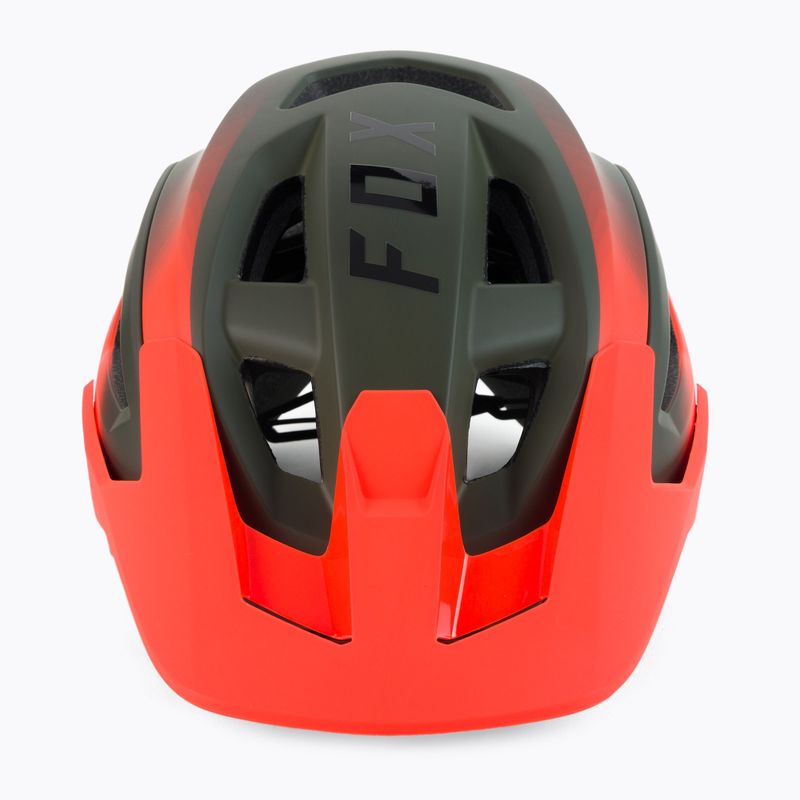 Cyklistická přilba FOX Speedframe Pro Fade zeleno-oranžová 29463_099_L 2