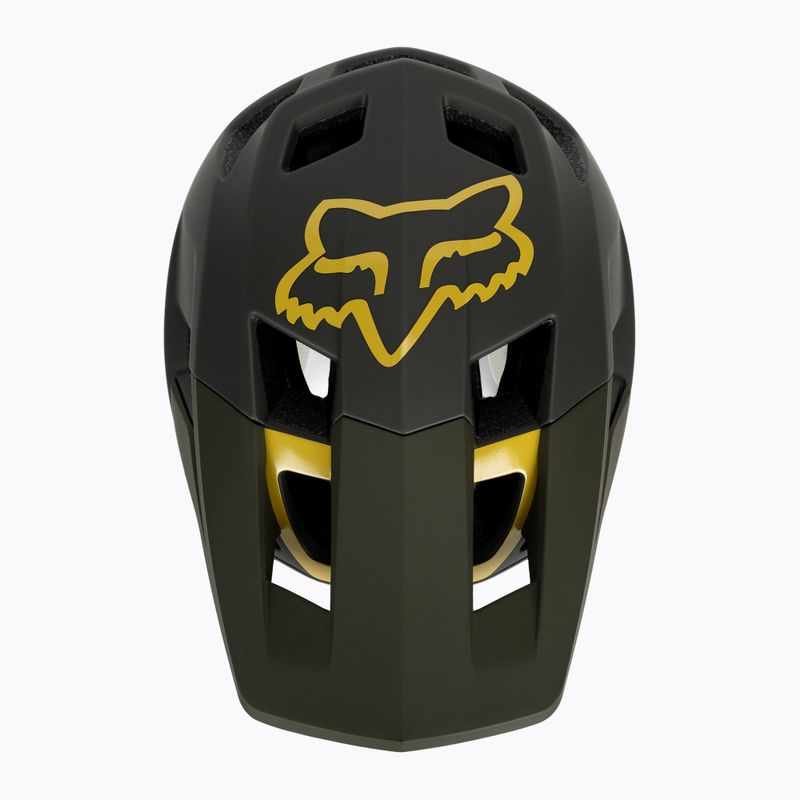 Cyklistická helma Fox Dropframe Pro zelená 26800 6