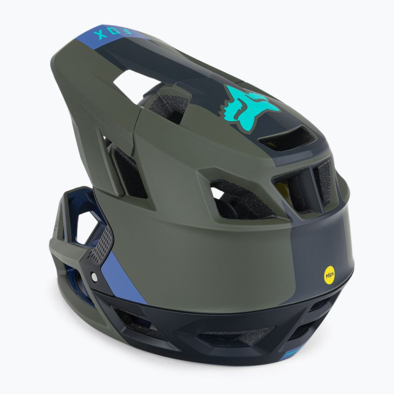 Cyklistická helma Fox Racing Proframe Blocked zelená 29398_099 4