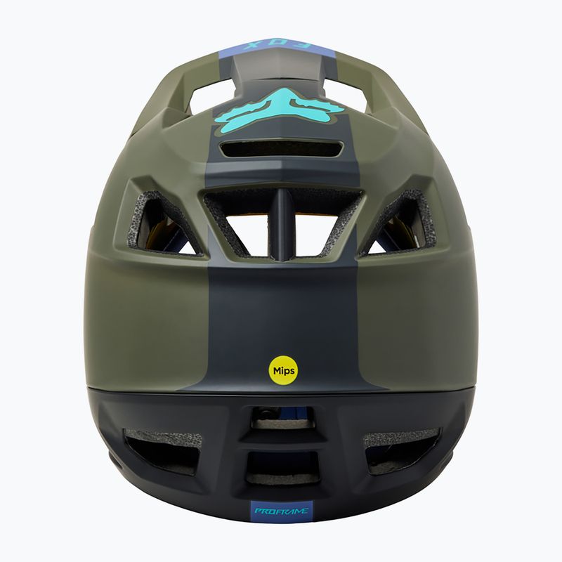 Cyklistická helma Fox Racing Proframe Blocked zelená 29398_099 14