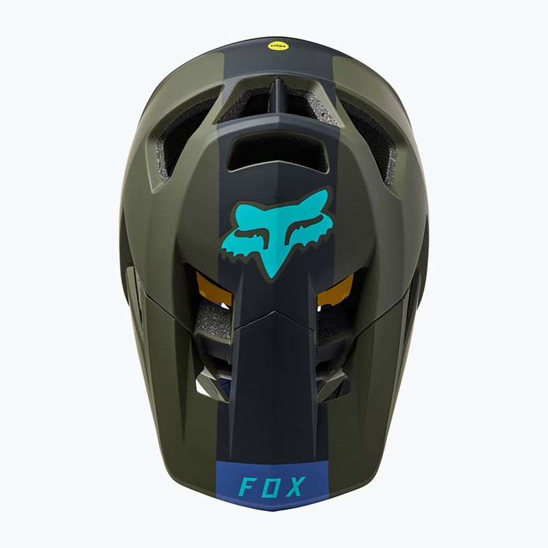Cyklistická helma Fox Racing Proframe Blocked zelená 29398_099 15