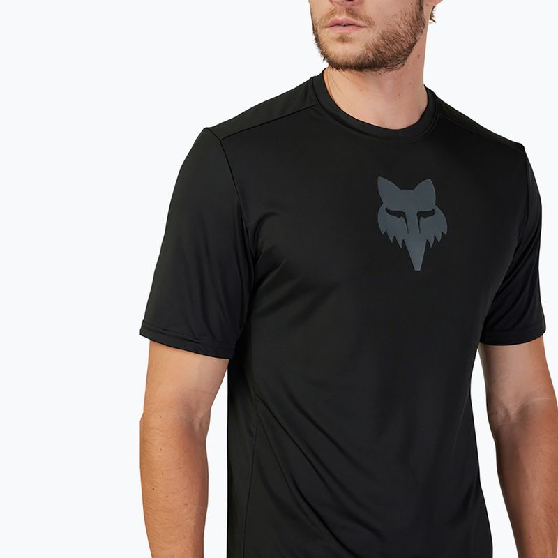 Pánský cyklistický dres  Fox Racing Ranger Lab Head black 3