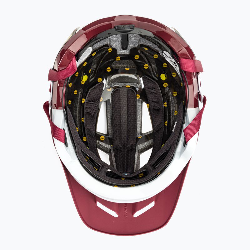 Cyklistická přilba Fox Racing Speedframe Pro červeno-bílá 31197_247 5