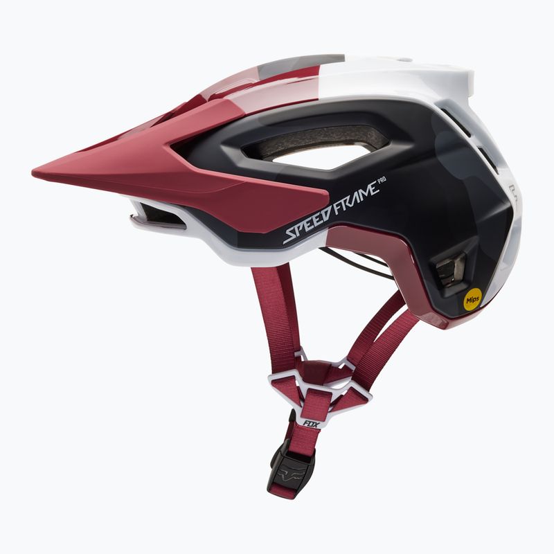 Cyklistická přilba Fox Racing Speedframe Pro červeno-bílá 31197_247 8