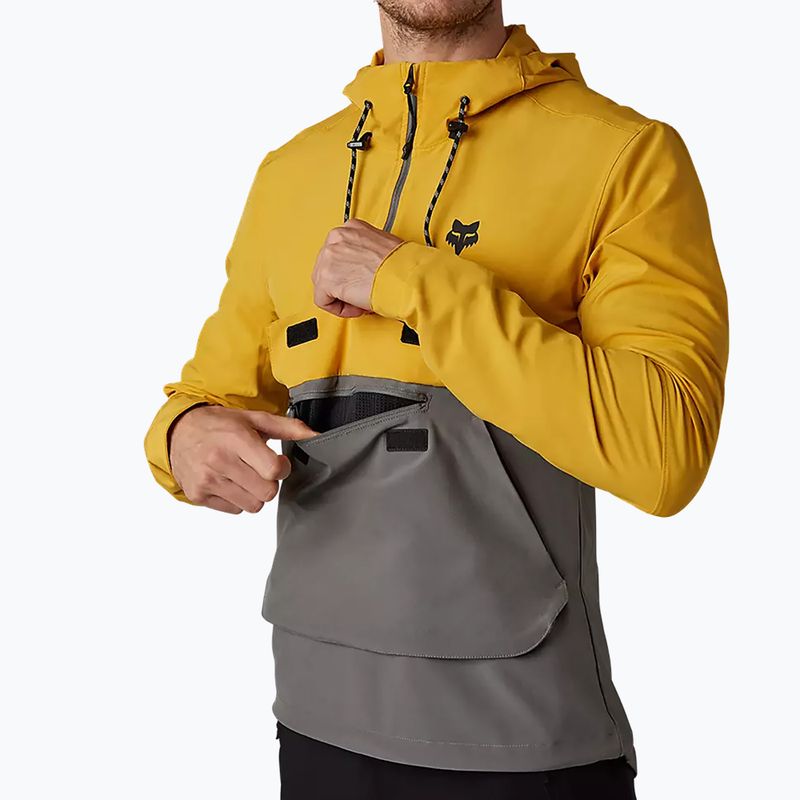 Pánská cyklistická bunda Fox Racing Ranger Wind Pullover yellow-grey 31038_496 8