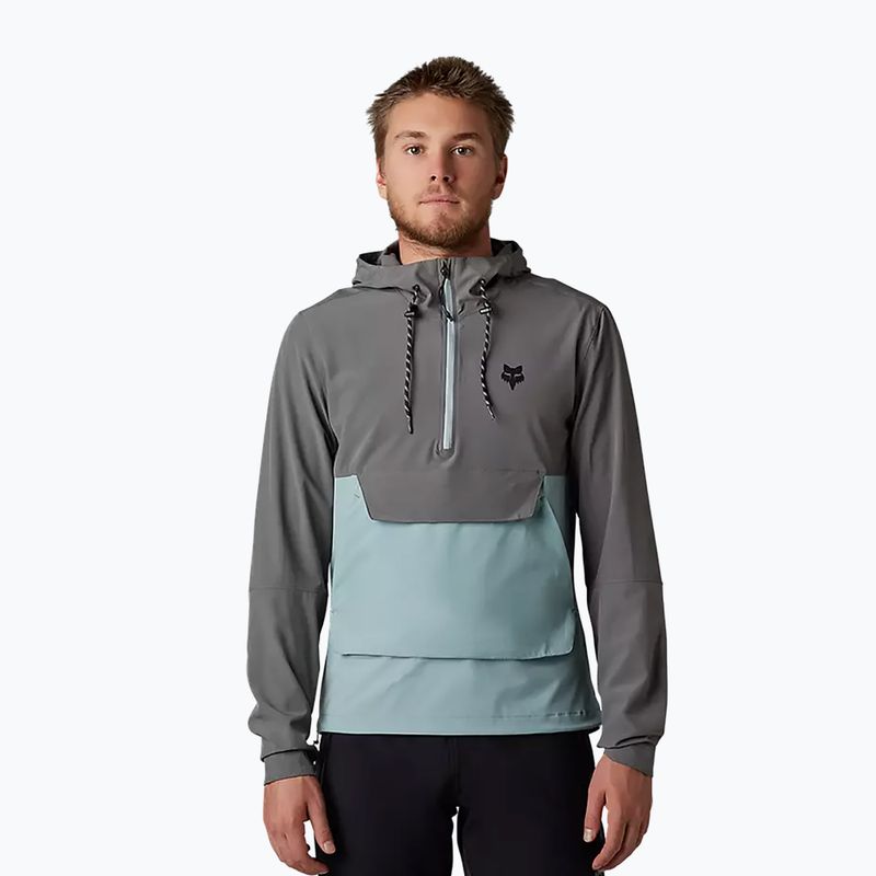 Fox Racing Ranger Wind Pullover šedomodrá pánská cyklistická bunda 31038_052 6