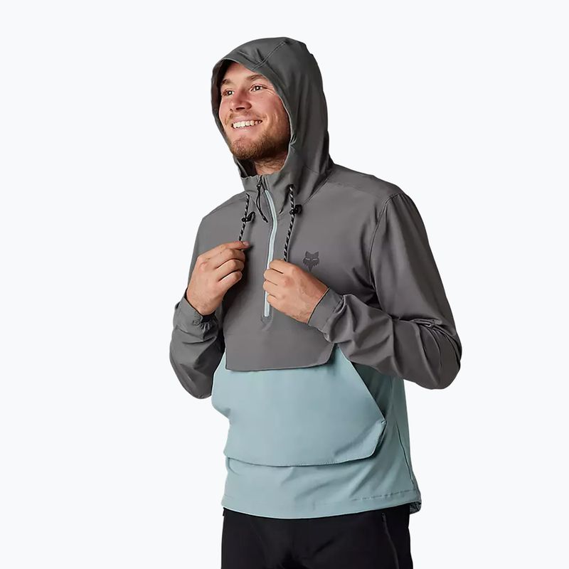 Fox Racing Ranger Wind Pullover šedomodrá pánská cyklistická bunda 31038_052 7