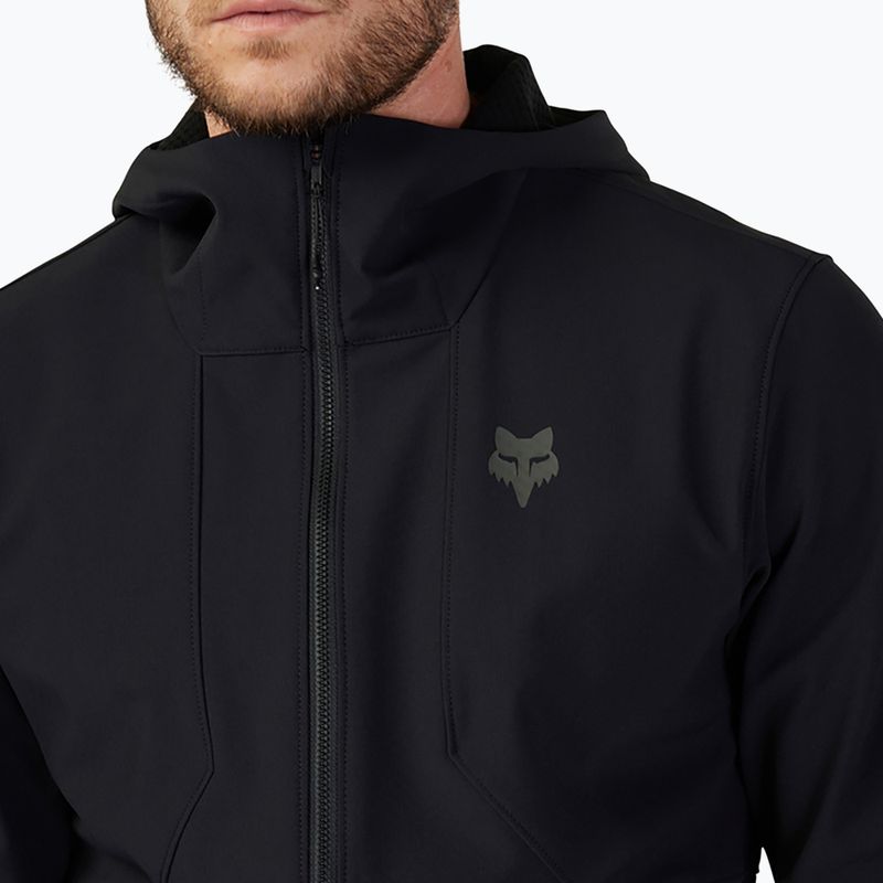 Pánská cyklistická bunda Fox Racing Ranger Fire Hoodie černá 4
