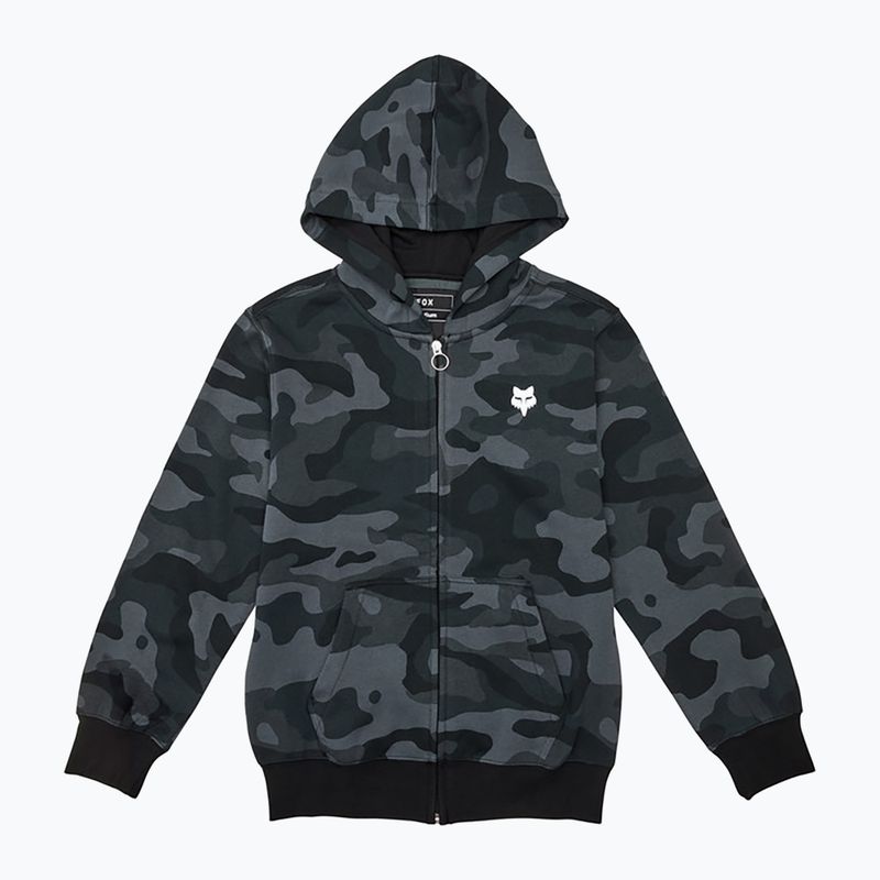 Dětská mikina Fox Racing Fox Head Camo Full Zip Jr black camo
