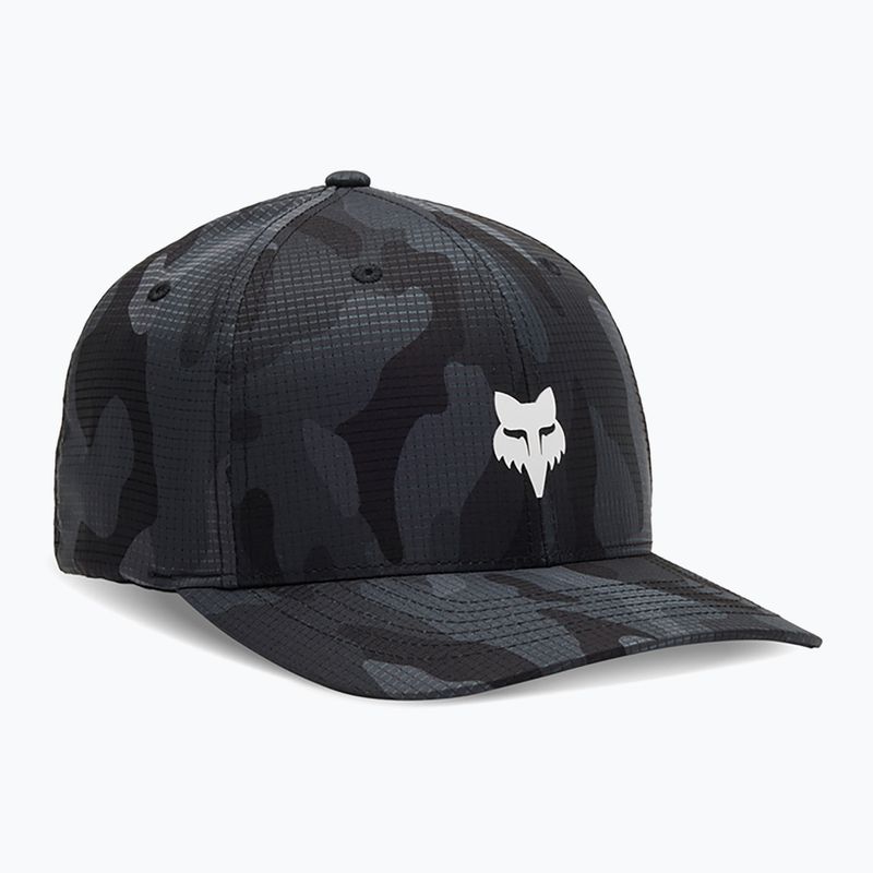 Pánská kšiltovka Fox Racing Fox Head Camo Tech Flexfit black camo
