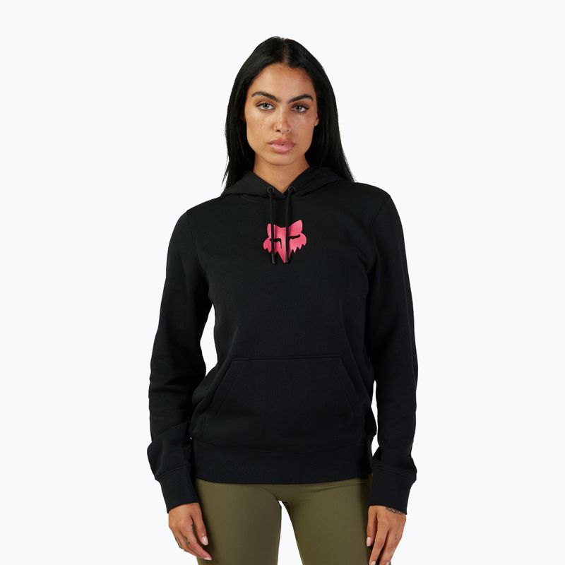 Dámská cyklistická mikina Fox Racing Head black/pink