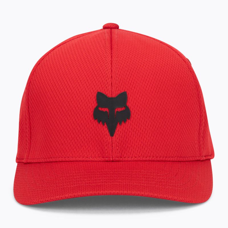 Pánská kšiltovka Fox Racing Fox Head Tech Flexfit Flame Red 2