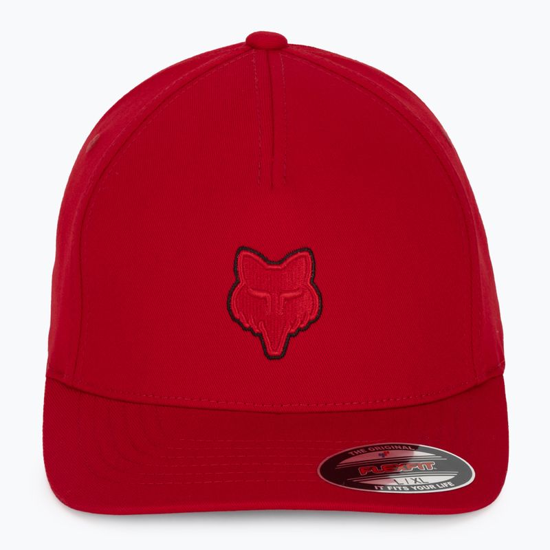 Kšiltovka Fox Racing Fox Head Flexfit flame red 2