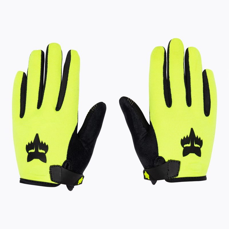 Dětské cyklistické rukavice Fox Racing Ranger Jr fluorescent yellow 3