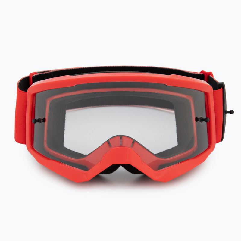 Dětské cyklistické brýle Fox Racing Main Core Jr fluorescent red/clear 2