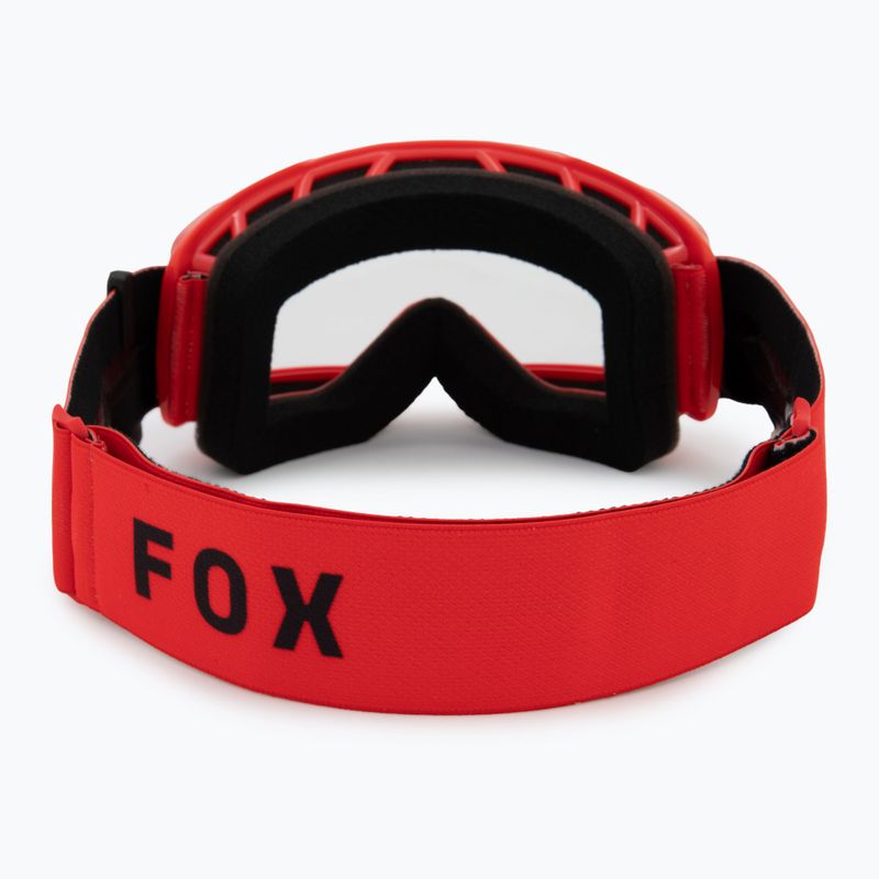 Dětské cyklistické brýle Fox Racing Main Core Jr fluorescent red/clear 3