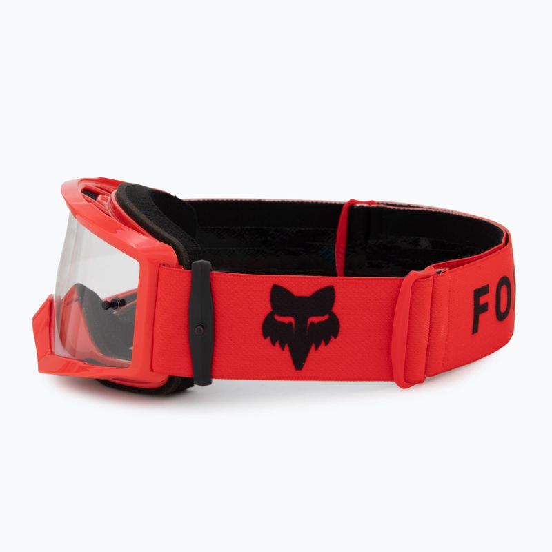 Dětské cyklistické brýle Fox Racing Main Core Jr fluorescent red/clear 4